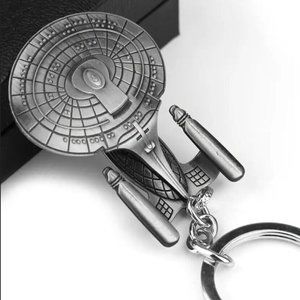 Star Trek Starship USS Enterprise NCC-1701-D Metal Alloy Keychain